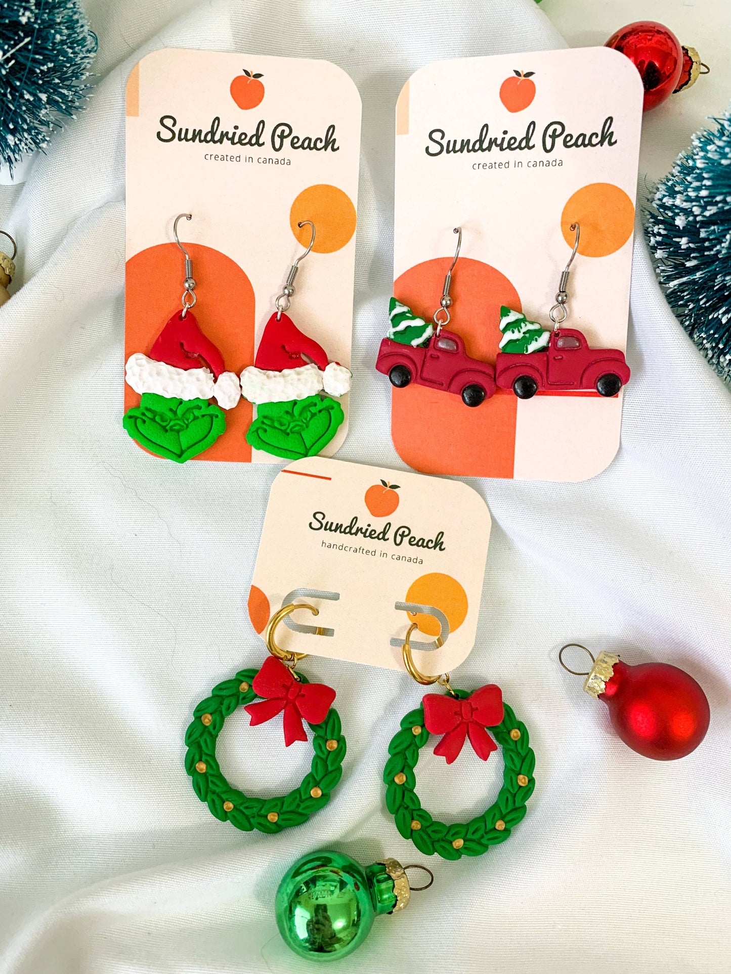 The Grinch Dangle Earrings