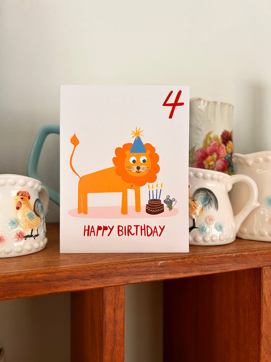 Happy Birthday Four Year Old