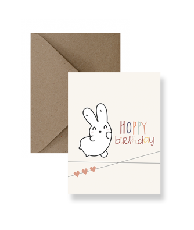 Hoppy Birthday Card