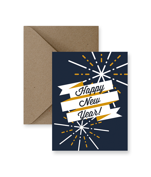Happy New Year! Greeting Card