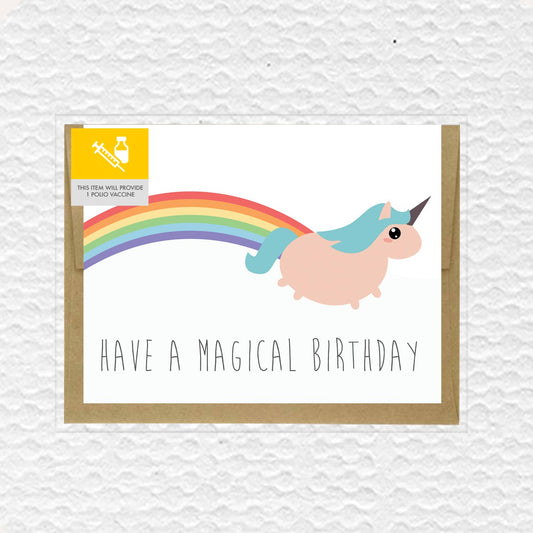 Unicorn Have A Magical Birthday Card