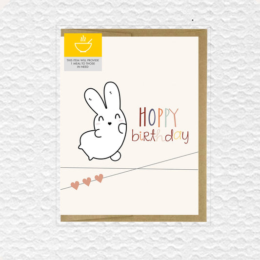 Hoppy Birthday Card