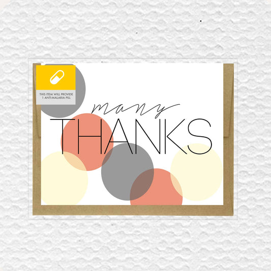 Many Thanks Greeting Card