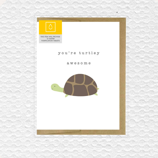 You’re Turtley Awesome Friendship Card
