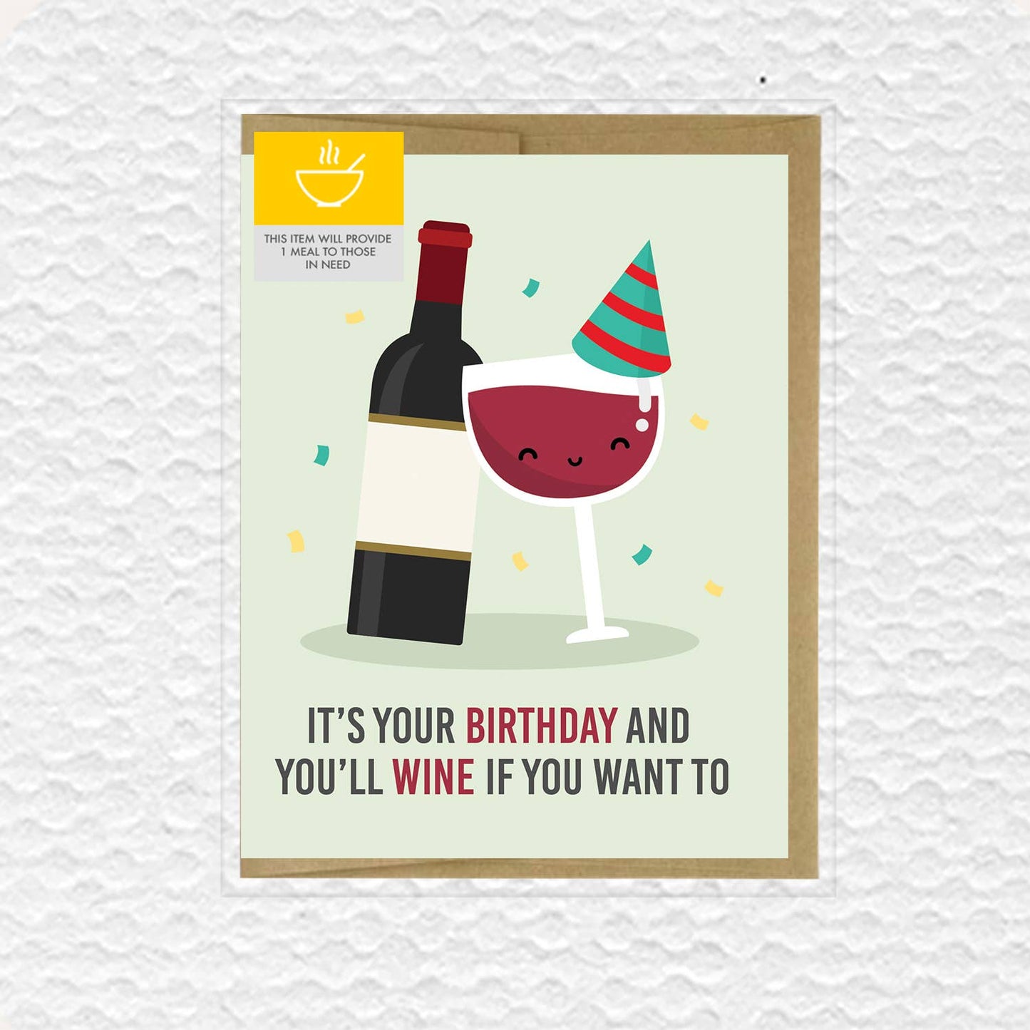 Wine Birthday Card