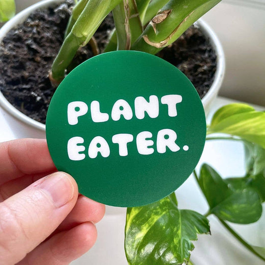 Plant Eater Sticker | Vegan Sticker | Plant-Based Sticker