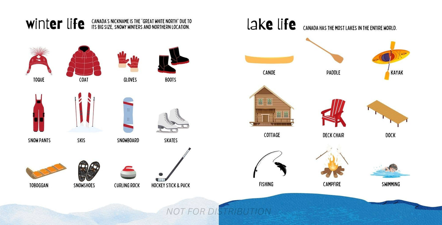 The Most Canadian Baby Book Ever Eh! Canada Theme Baby Book