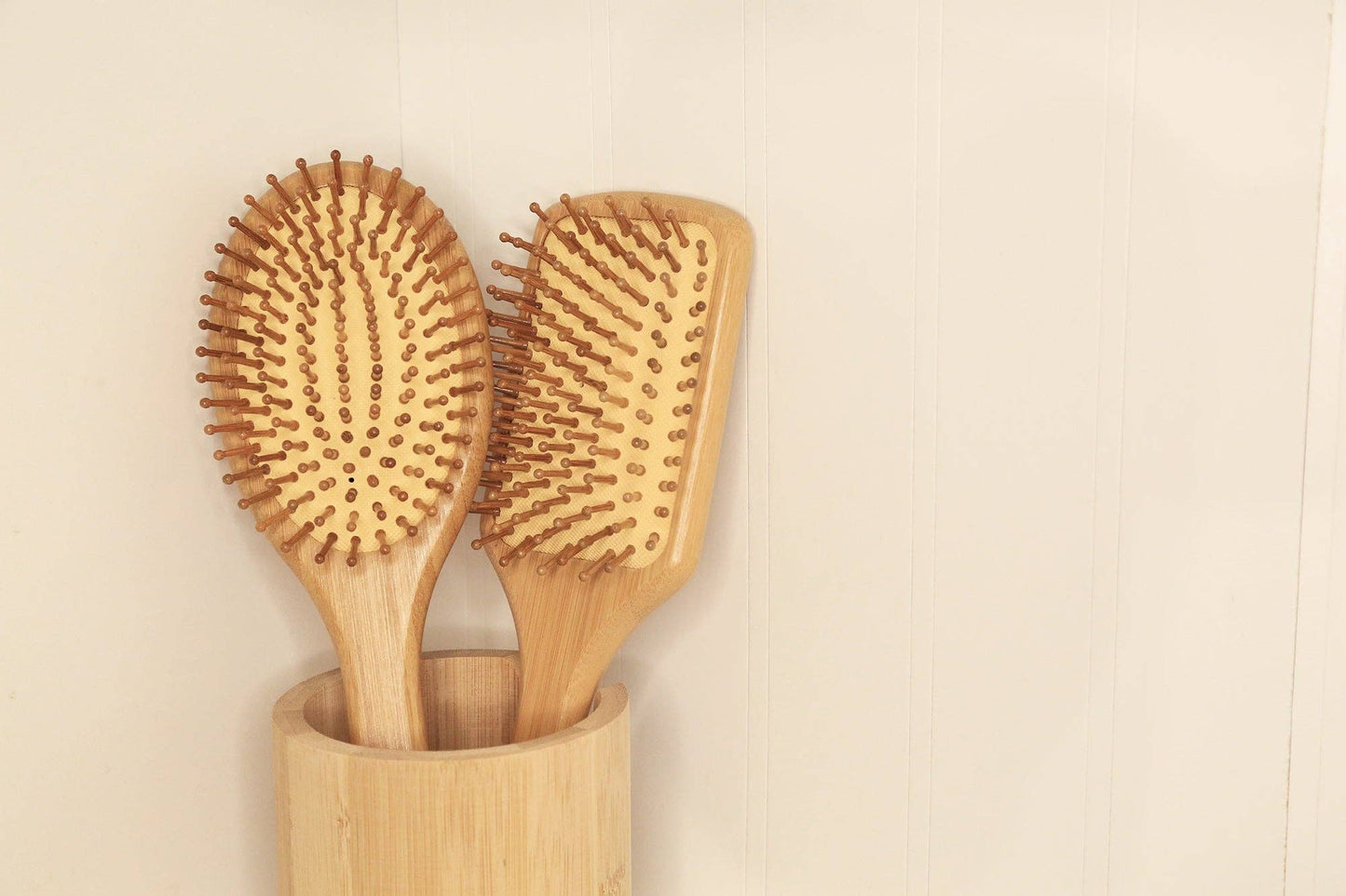 Cushioned Bamboo Hair Brush- Oval