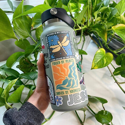 Fueled By Plants - Driven By Kindness, Vegan Sticker