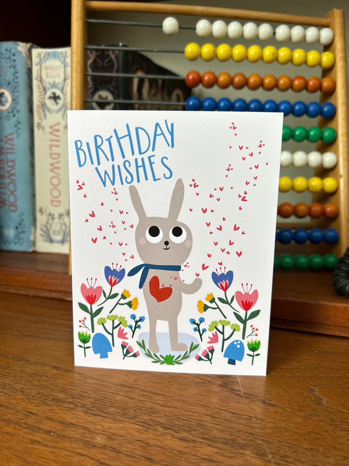 Happy Birthday Bunny Wishes Greeting Card