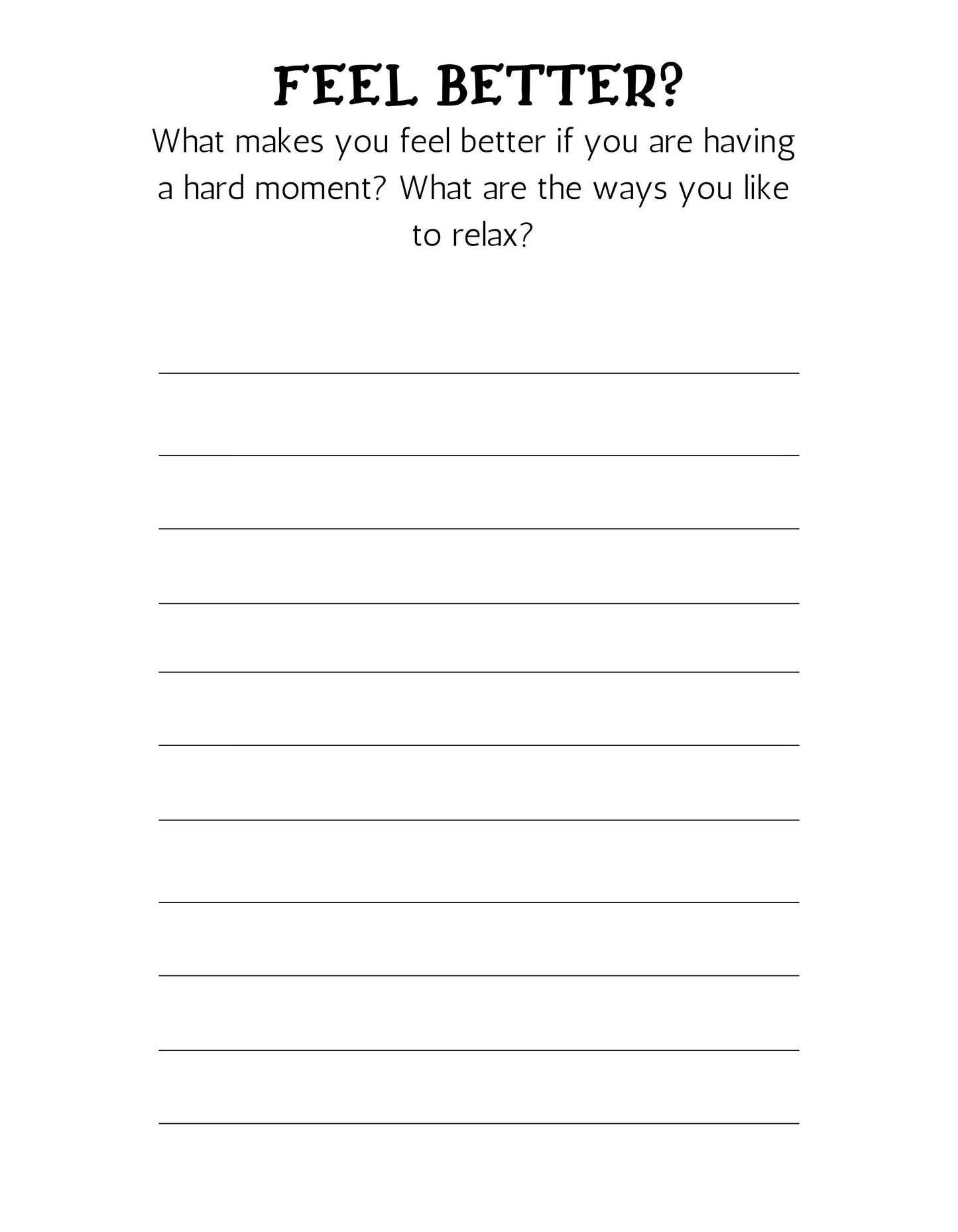Let The Sunshine In - A positivity journal for kids