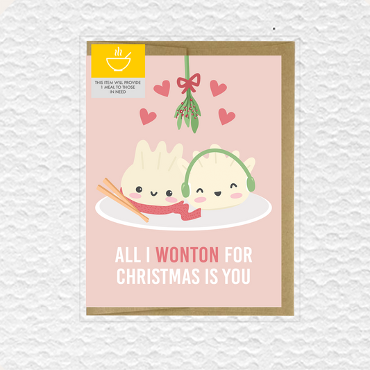 Wonton Christmas Card