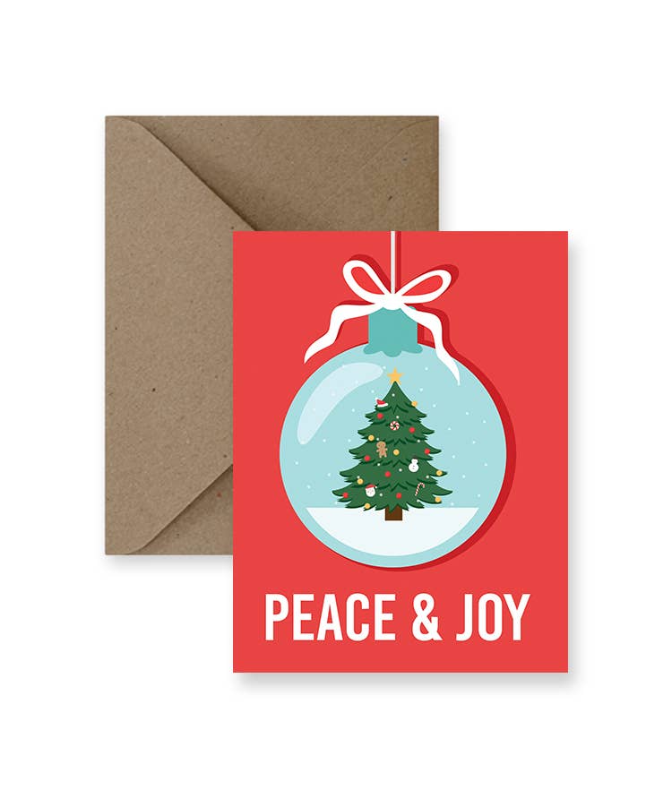 Peace and Joy Holiday Card