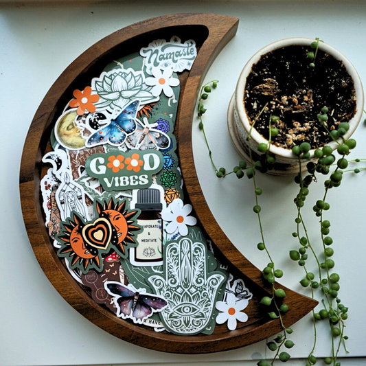 Evaporate and Meditate Essential Oil Sticker | Mindfulness