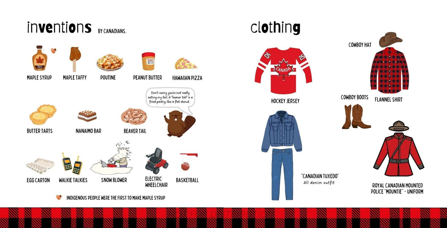 The Most Canadian Baby Book Ever Eh! Canada Theme Baby Book