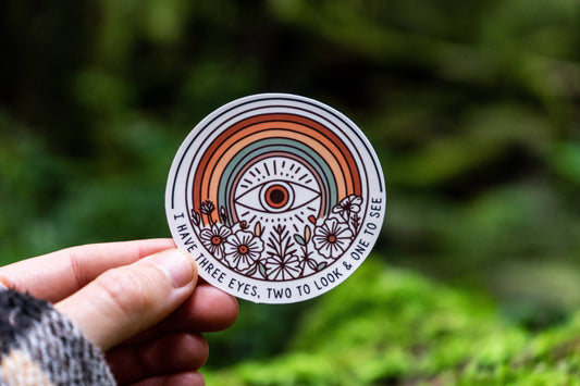 Third Eye Chakra Sticker | Yoga Sticker | Chakra Sticker