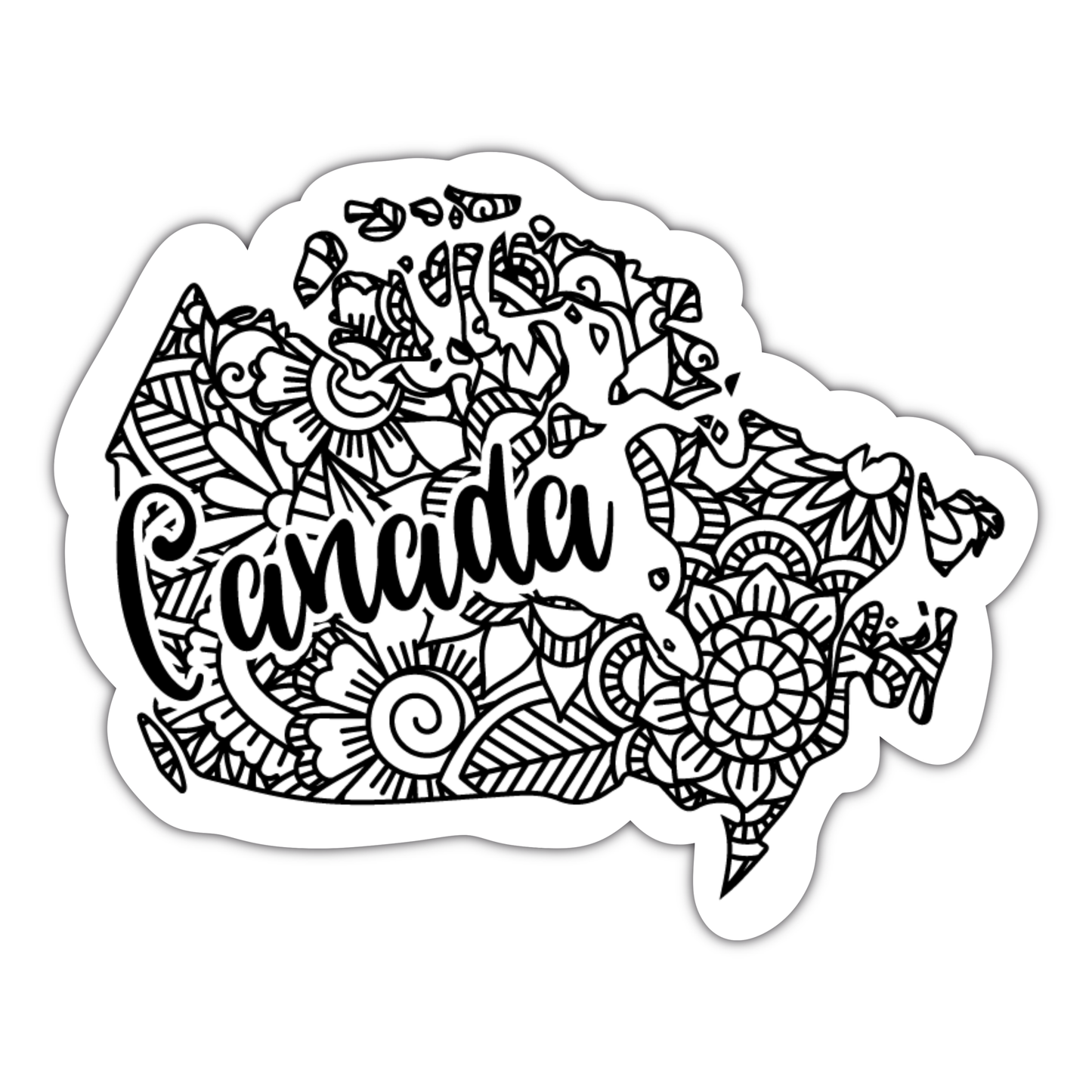 Canada vinyl sticker, Canadian merch, Province of Canada
