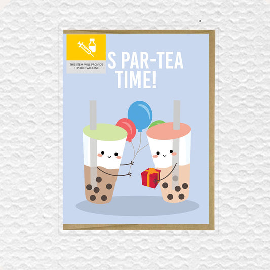 It's Par-tea Time! Birthday Card