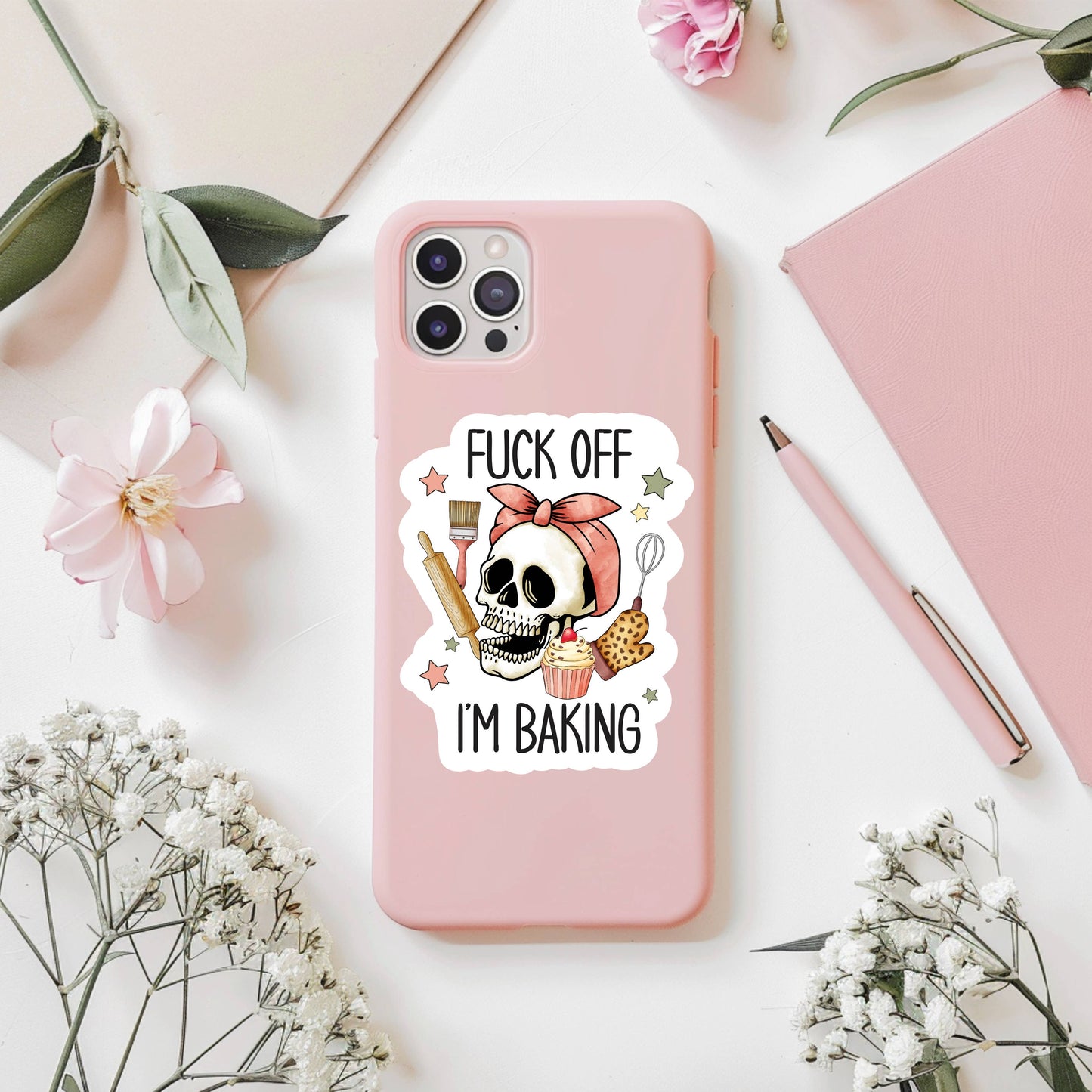 Being normal is so overrated vinyl sticker!