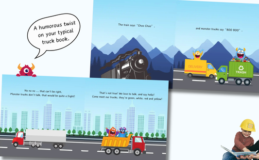 Hello Monster Trucks! (a Book of Trucks with Monsters on Top