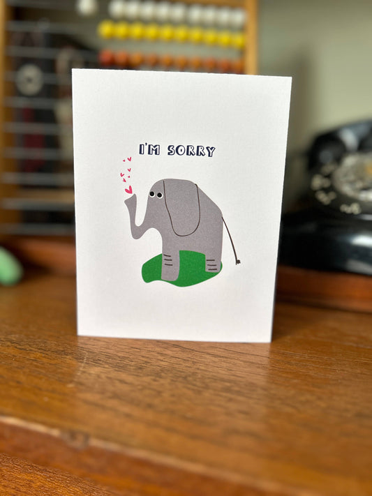 I'm Sorry Sympathy and Apology Greeting Card
