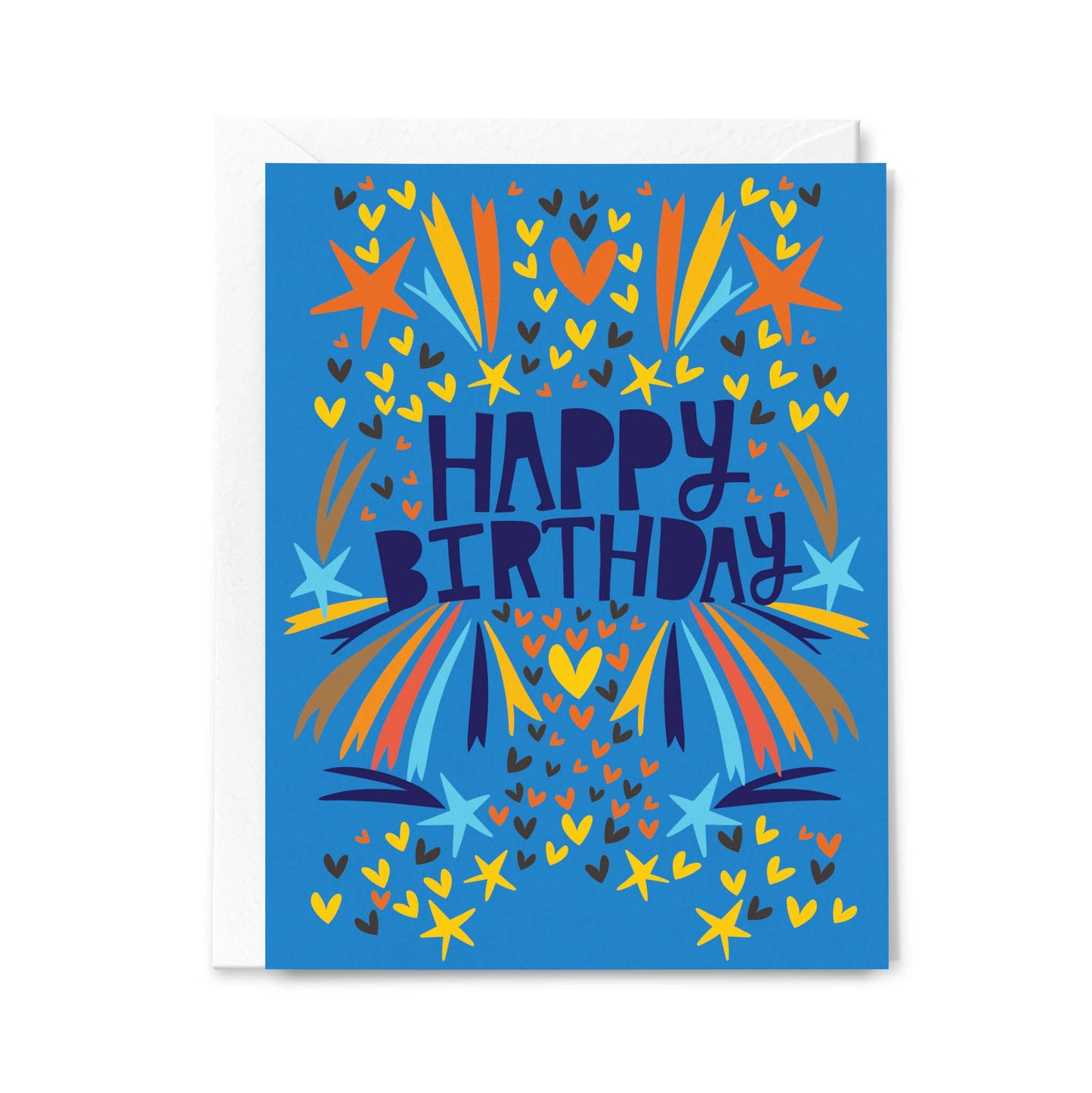 Happy Birthday You're A Star Greeting Card Colourful