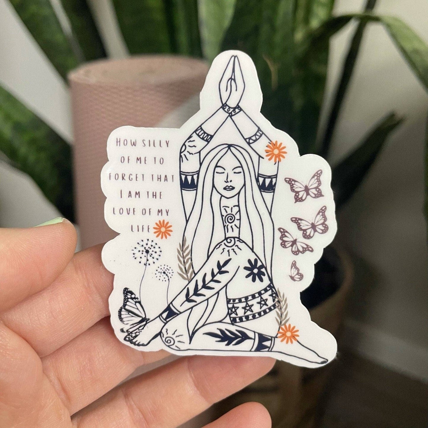 Self Love Sticker | Mental Health Sticker | Mindfulness