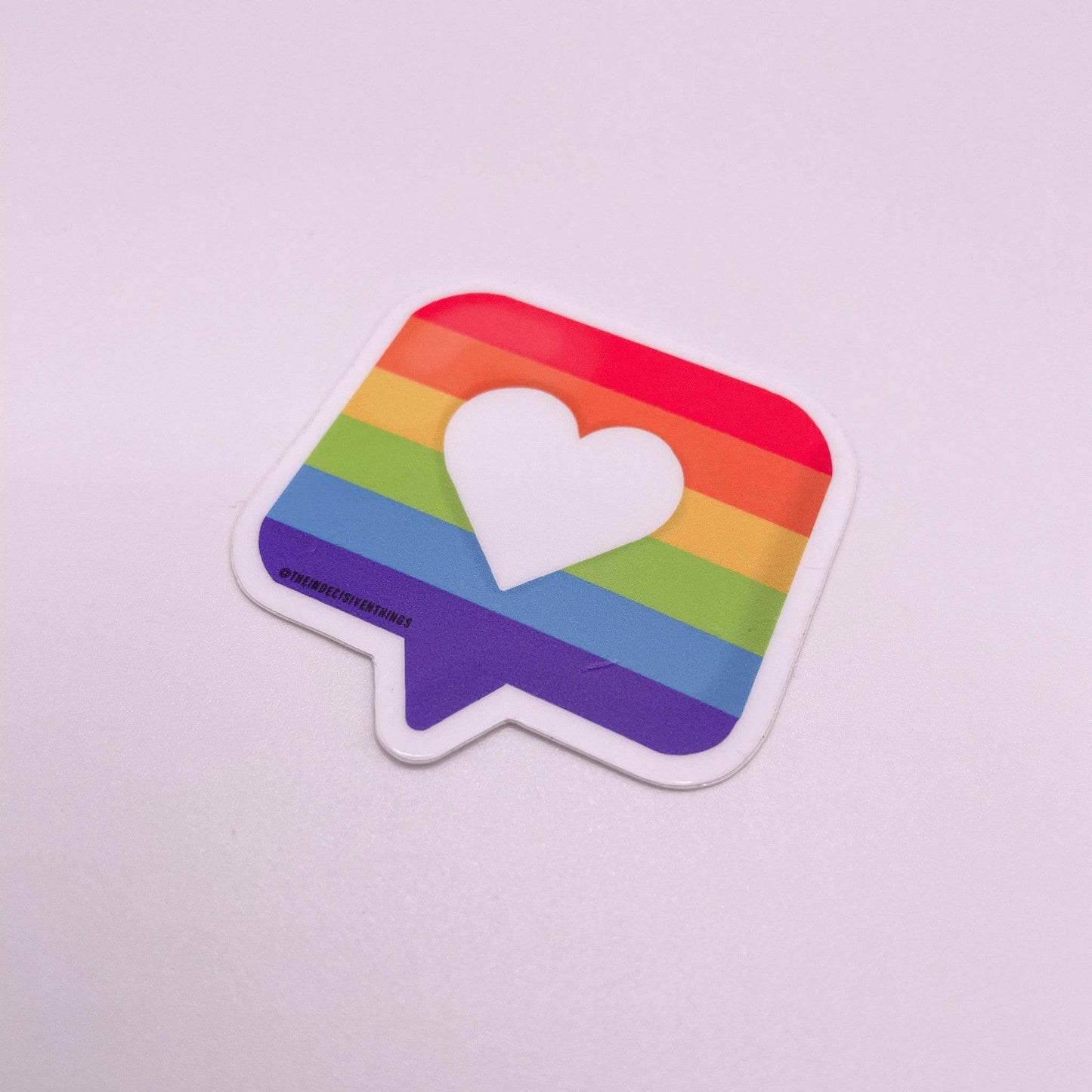 Pride Flag Liked Die Cut Sticker