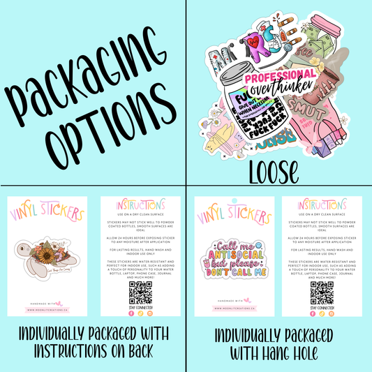 Hold on let me overthink this vinyl sticker, funny stickers