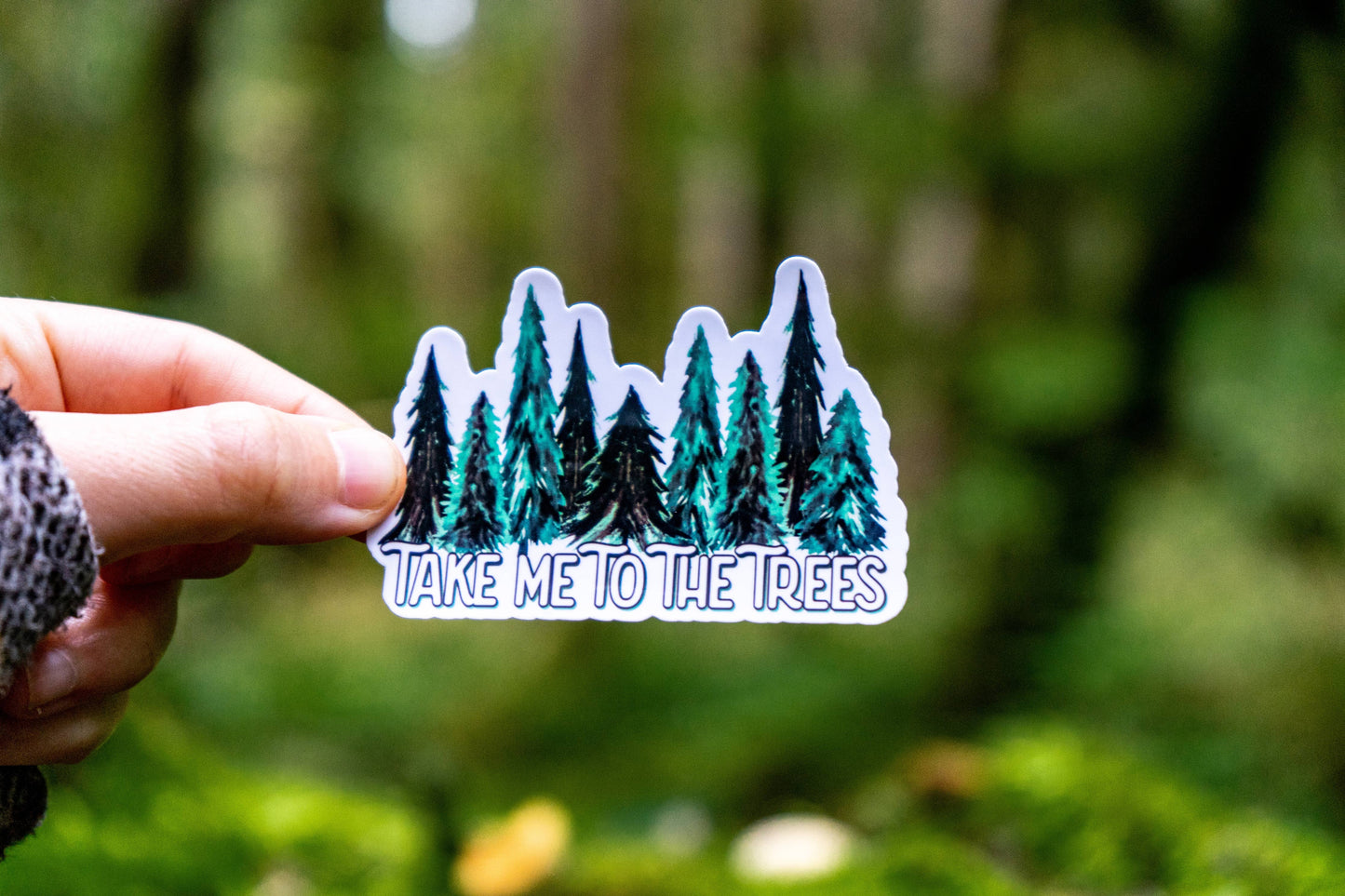 Take Me To The Trees Sticker | Nature Sticker | Hiking