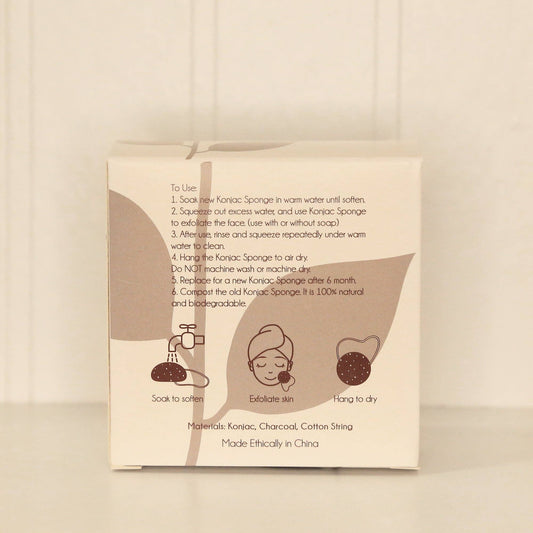 Charcoal Konjac Sponge