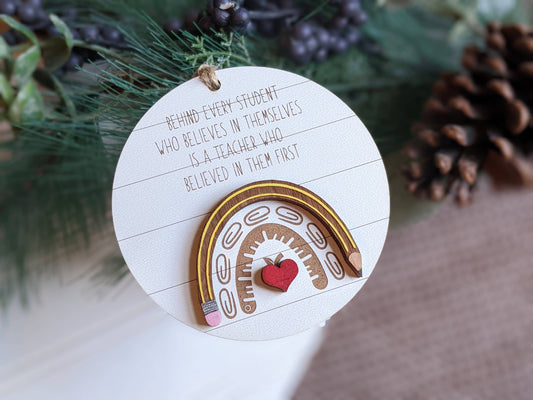 Teacher Gift Christmas Ornament