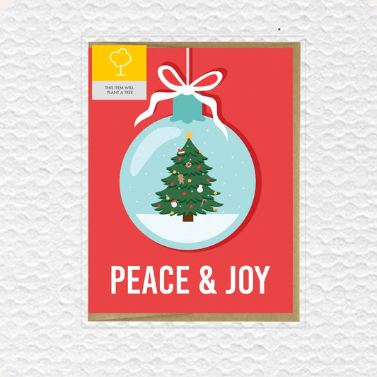 Peace and Joy Holiday Card