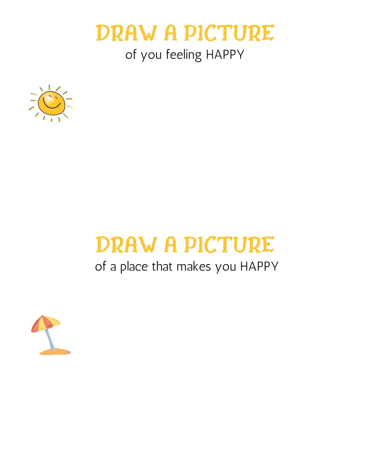 Let The Sunshine In - A positivity journal for kids