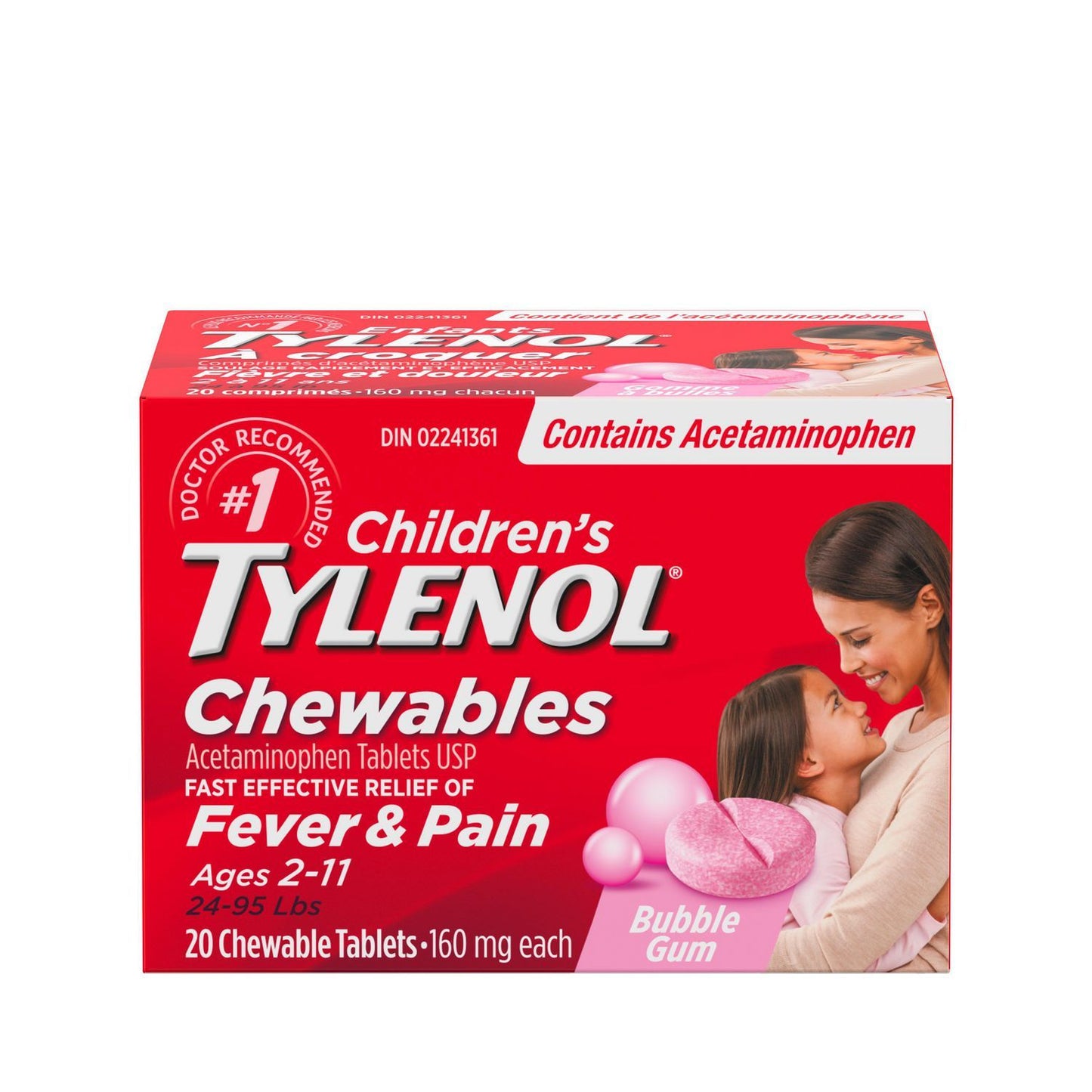 TYLENOL CHILDREN CHEWABLES (160MG)