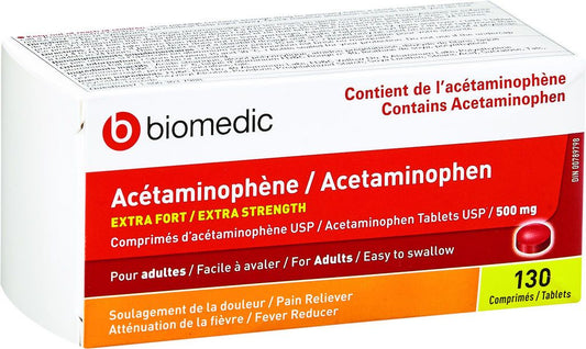 EASY TO SWALLOW ACETAMINOPHEN 500MG TABLETS