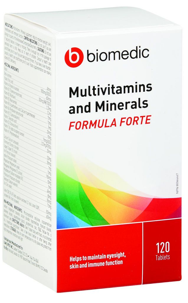 MULTI-VITAMIN AND MINERALS FORTE