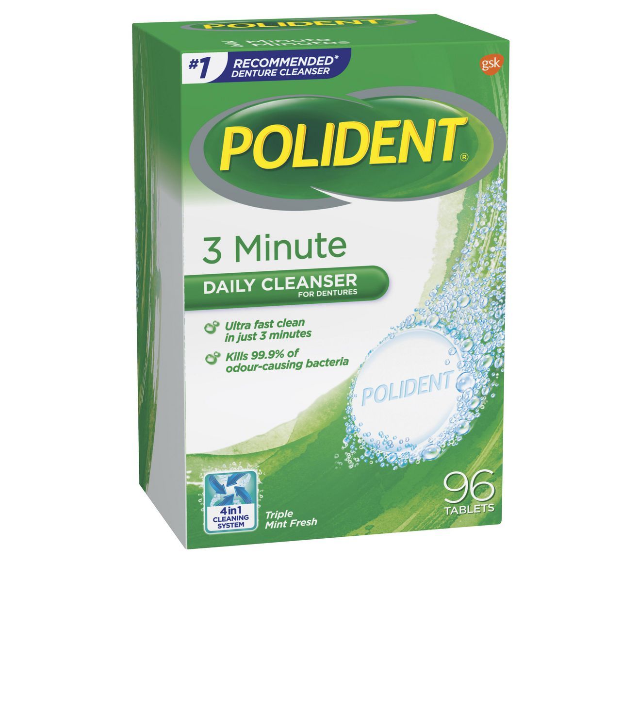 3 MINUTE DENTURE CLEANSER