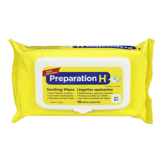 PREPARATION H SOOTHING WIPES