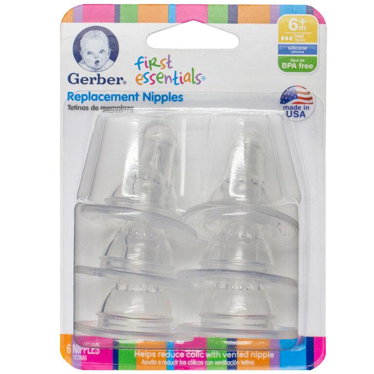 REPLACEMENT NIPPLES - SILICONE - FAST Flow