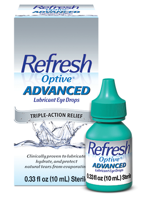 REFRESH OPTIVE ADVANCED LUBRICANT EYE DROPS