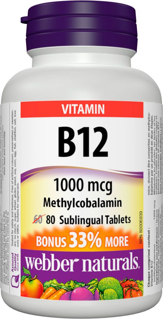 VITAMIN B12 SUBLINGUAL TABLETS