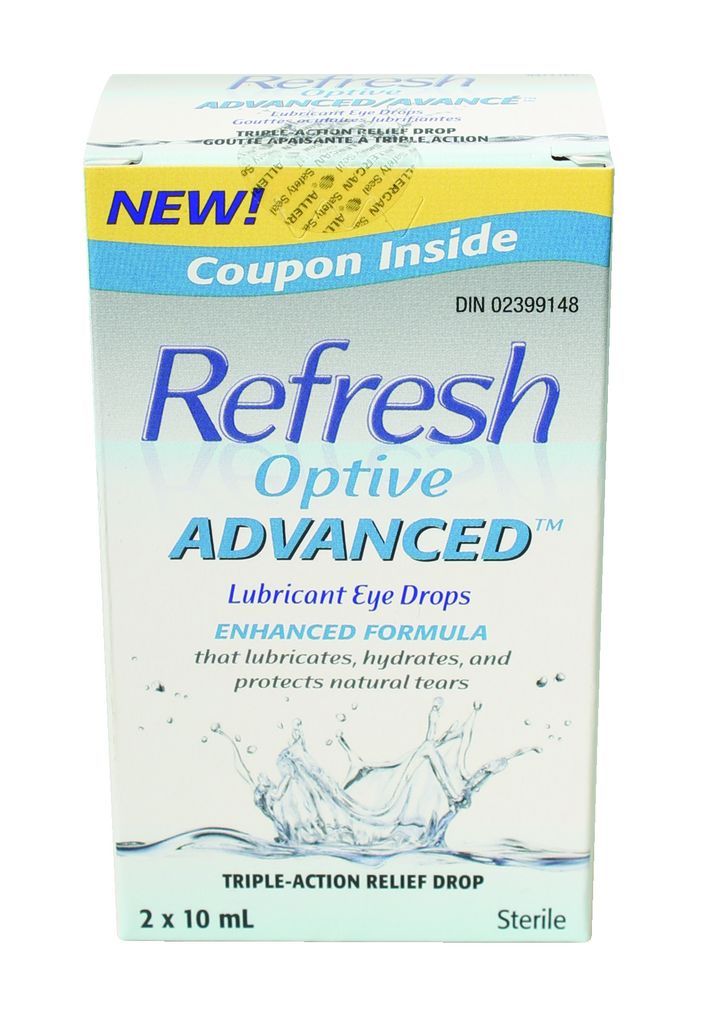REFRESH OPTIVE ADVANCED LUBRICANT EYE DROPS