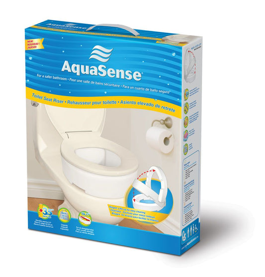 HINGED TOILET SEAT RISER