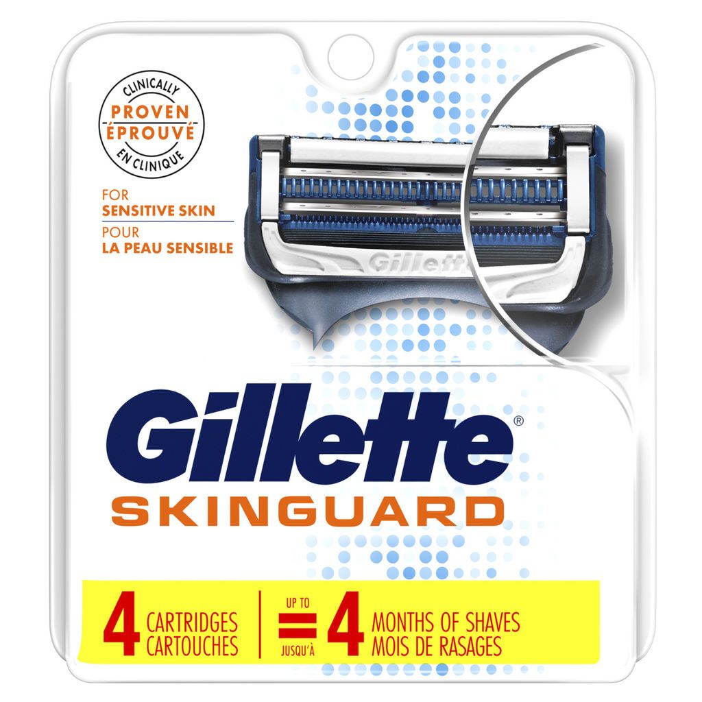 GILLETTE SKINGUARD RAZOR REFILL BLADES
