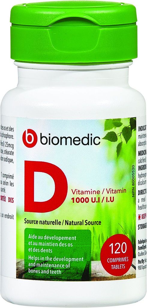 VITAMIN D 1000IU TABLETS