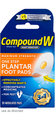 COMPOUND W PADS FOR PLANTAR WARTS