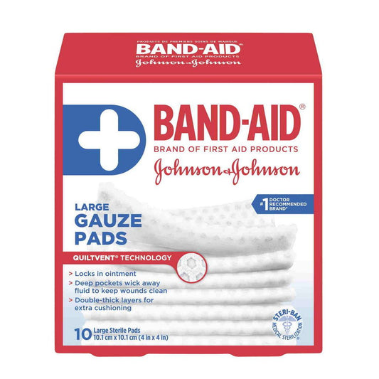 BAND-AID GAUZE PADS