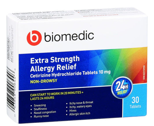 ALLERGY RELIEF CETIRIZINE 10MG