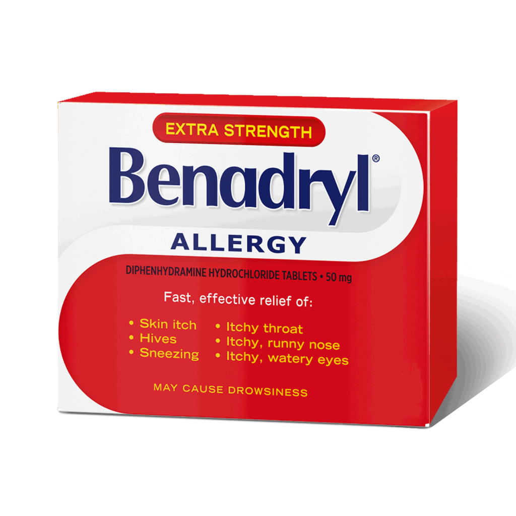 EXTRA STRENGTH BENADRYL (50MG)